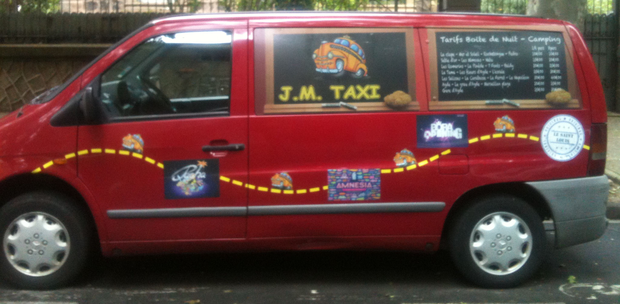 agde. jm taxi.9 places.taxi boite de nuit